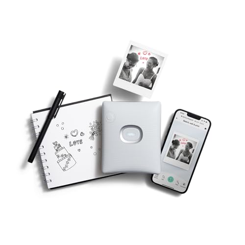 instax Fujifilm Square Link Smartphone Instant Photo Printer - White - Image 4