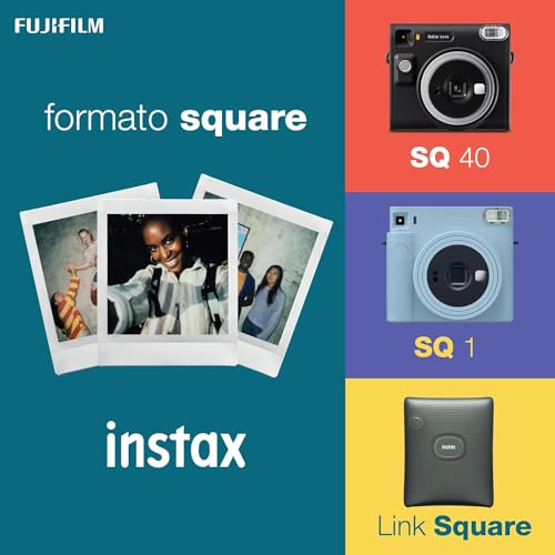 instax Fujifilm Square Link Smartphone Instant Photo Printer - White - Image 7