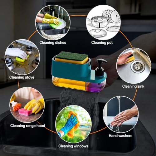 3-in-1 Kitchen Sink Soap Pump