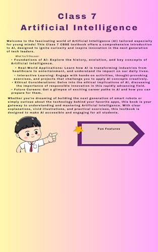 Class 7 Artificial Intelligence Book