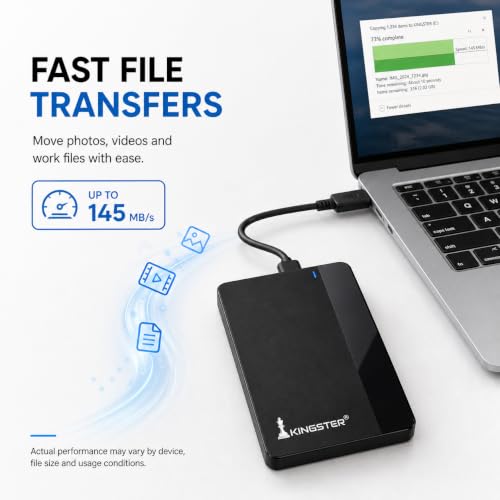 KINGSTER 1TB Portable External Hard