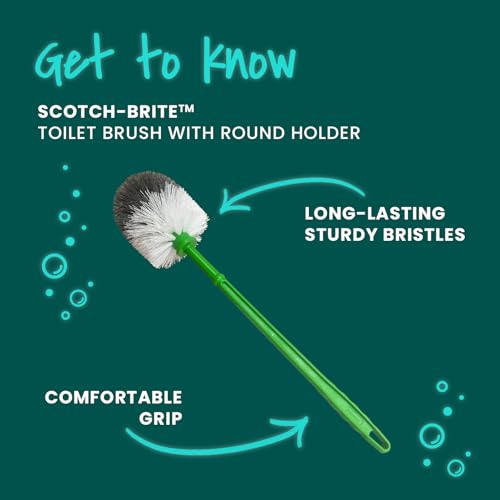 Scotch-Brite Round Toilet Brush