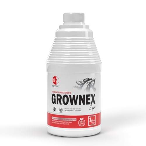 Grownex Equine Height and Muscle Growth Supplement for Horse (1 Litre)