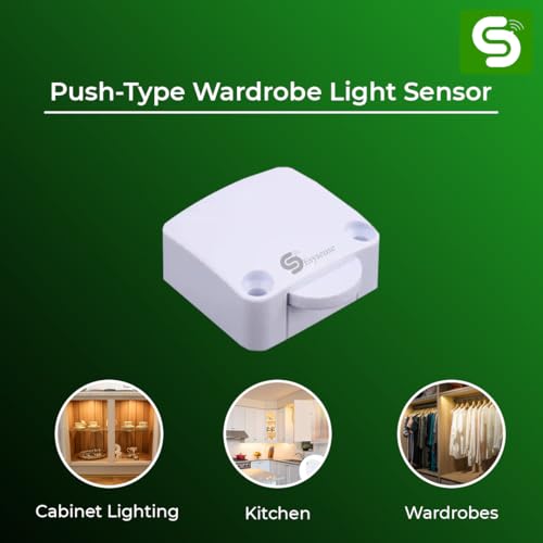 NestSense Push| Wardrobe Door Light Switch Pack 2 ESY-TC36 - Image 5