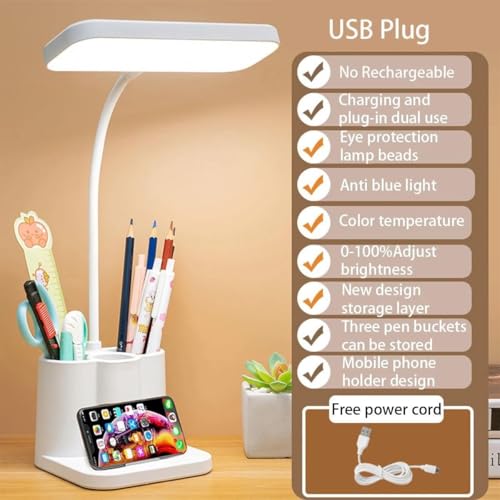 Kian 3-in-1 LED Desk Lamp