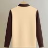 T-Shirt for Men Zip Neck Texture Self Design Cotton Blend Mens Tshirts - Image 3
