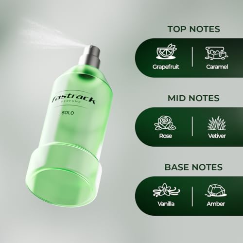 Fastrack Unisex Adult Aromatic Perfume Spray Unisex Solo, 100 Ml - Image 4