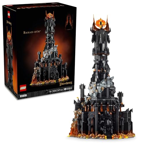 LEGO Icons The Lord of The Rings: Barad-dûr 10333 Building Blocks for 18+ Gift