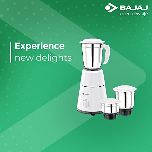 Bajaj 500 Watt GX-1 Mixer Grinder with 3 Jars- white - Image 6