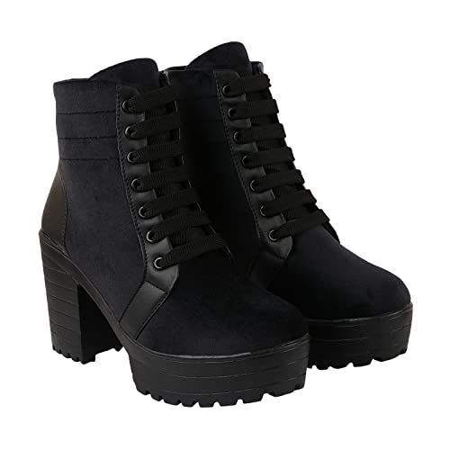 Shoetopia Women's Block Heel Boots - Image 2