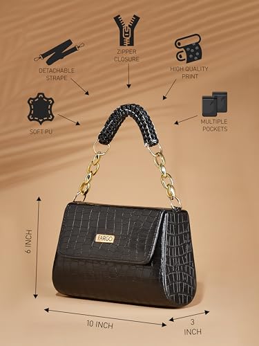 Fargo PU Women's Sling Bag Handbag For Women - Image 3
