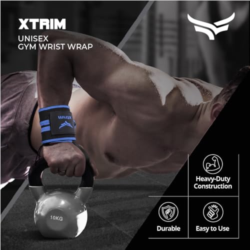 XTRIM Wrist Support for Men & Women, Gym Fitness Band for Home - Image 2