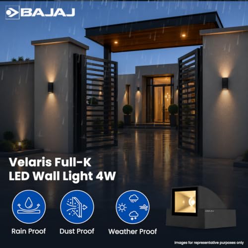 Bajaj Velaris Half-K LED Wall Light 3W WDL - Image 3