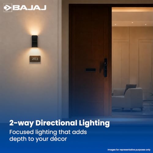 Bajaj Velaris Half-K LED Wall Light 3W WDL - Image 4
