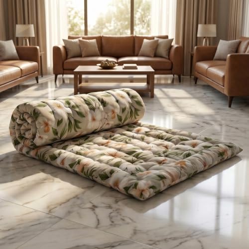 Rhythm Cotton Foldable Mattress