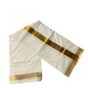 Kuthampully Kerala Kasavu Saree Cotton