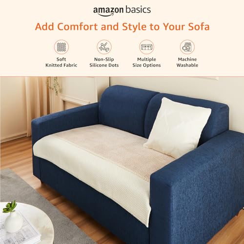 Amazon Basics Knitted Fabric Sofa