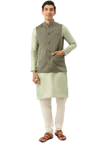 SOJANYA Men Silk Blend Floral