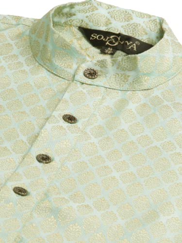 SOJANYA Men Silk Blend Floral