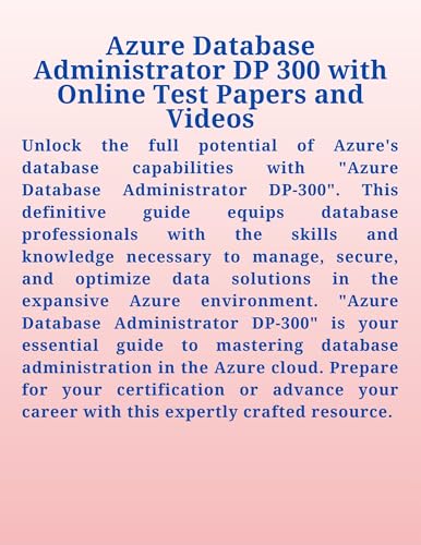 Azure Database Administrator DP-300 Certification