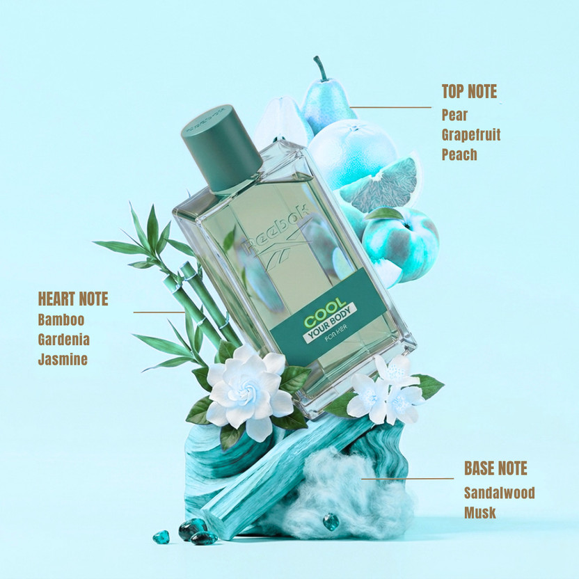REEBOK Cool Your Body | Floral Fruity Premium EDT Perfume for Wom - Image 2