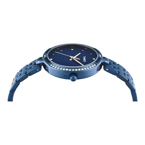 TIMEX Blue Round Dial Analog Women's Watch - TWEL22603 - Image 3