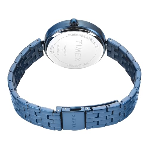 TIMEX Blue Round Dial Analog Women's Watch - TWEL22603 - Image 4