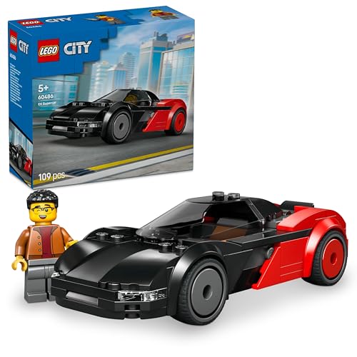 LEGO City EV Supercar Building
