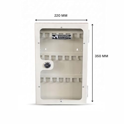 StayHappy Transparent Metal Key Storage