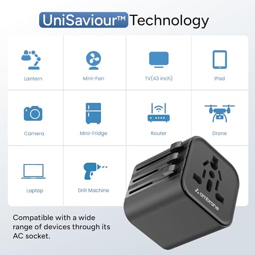 Ambrane Universal Travel Socket, International