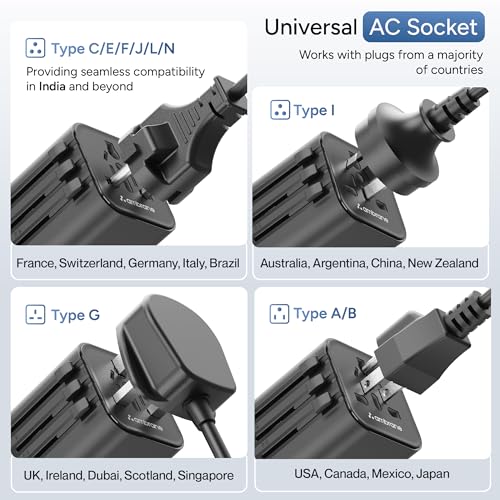 Ambrane Universal Travel Socket, International