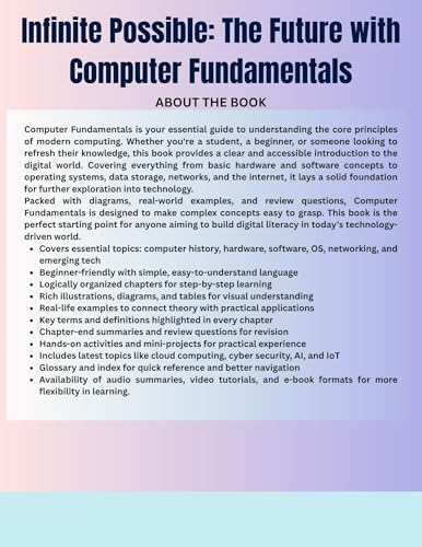 Computer Fundamentals eBook, Solved &