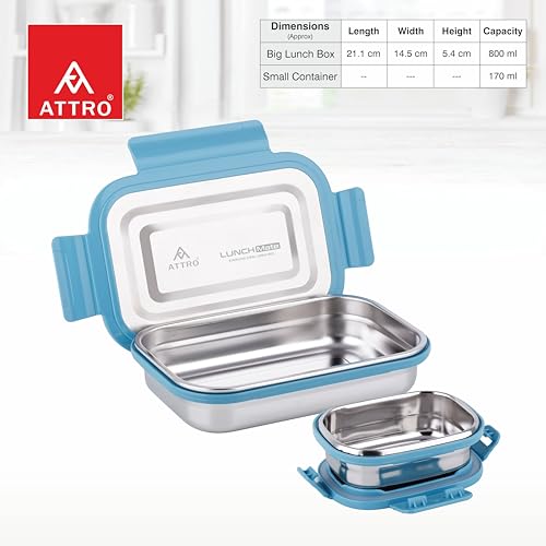 ATTRO Lunchmate Stainless Steel Lunch