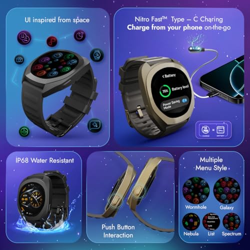 Fastrack Cosmix 1.32" AMOLED Display