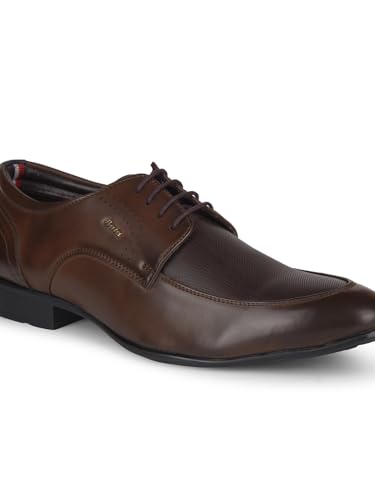 Bata Men Formal Laceup Shoes - Brown - Image 5