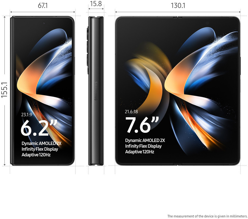 Samsung Galaxy Z Fold4 5G (Phantom Black, 256 GB) (12 GB RAM) - Image 4