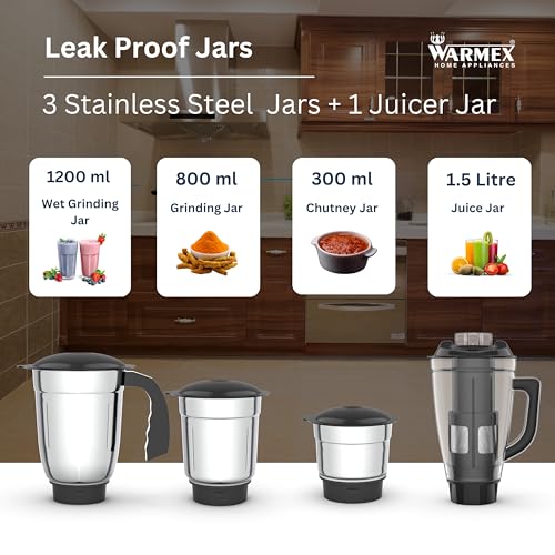 Warmex Mixer Grinder 750 Watt