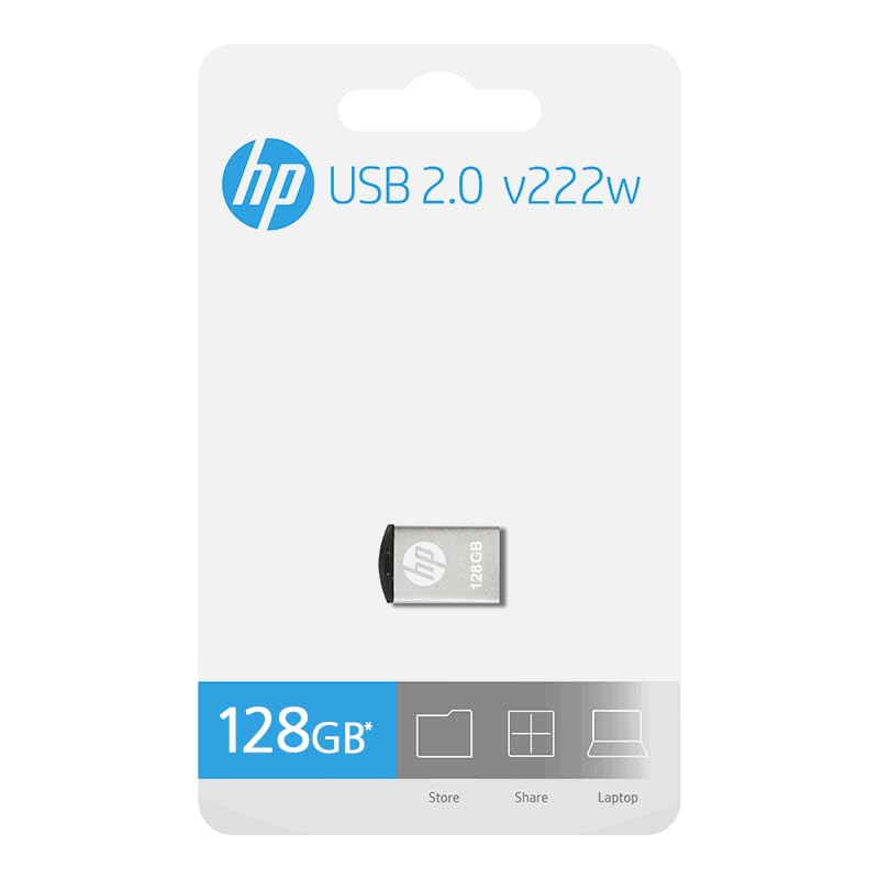 HP v222w 128GB USB 2.0 Pen Drive (Silver) - Image 4