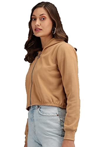 KOTTY Women's Fleece Hooded Neck Sweatshirt - Image 2