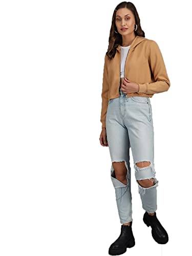 KOTTY Women's Fleece Hooded Neck Sweatshirt - Image 5
