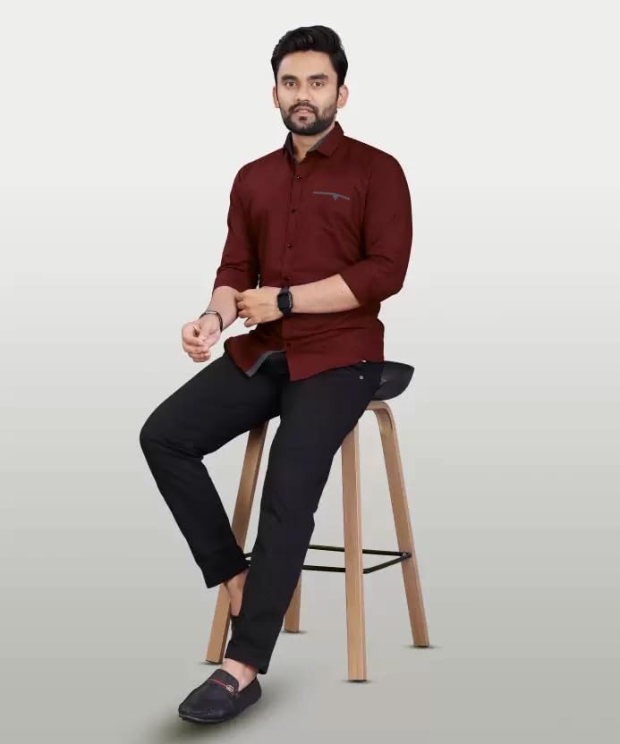 CB-COLEBROOK Men's Regular Fit Solid