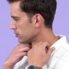 Fastrack Stunners Green Dial Brown Leather Strap Analog Watch - - Image 2