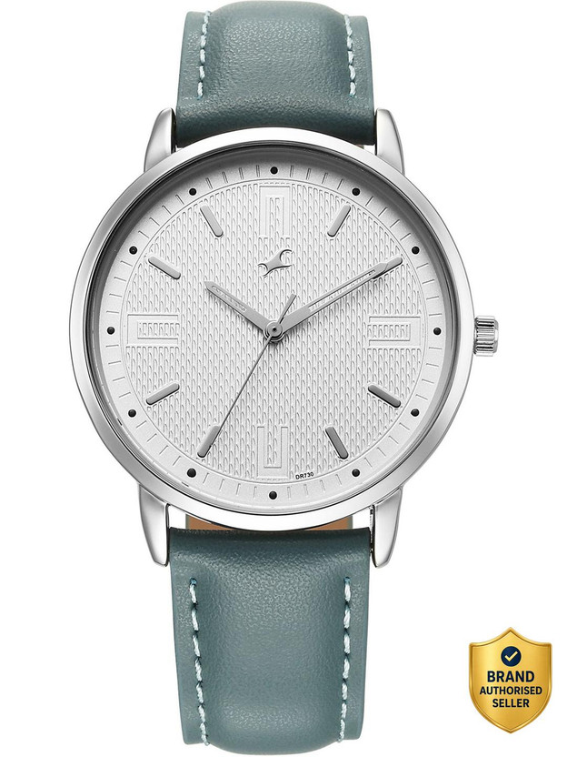 Fastrack Stunners Green Dial Brown Leather Strap Analog Watch - - Image 6