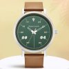 Fastrack Stunners Green Dial Brown Leather Strap Analog Watch - - Image 7