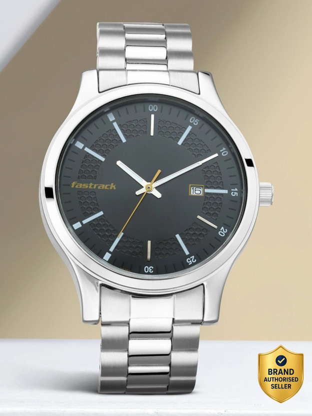 Fastrack Stunners Blue Dial Silver Metal Strap Analog Watch - Fo - Image 7