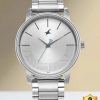 Fastrack Stunners Blue Dial Silver Metal Strap Analog Watch - Fo - Image 8