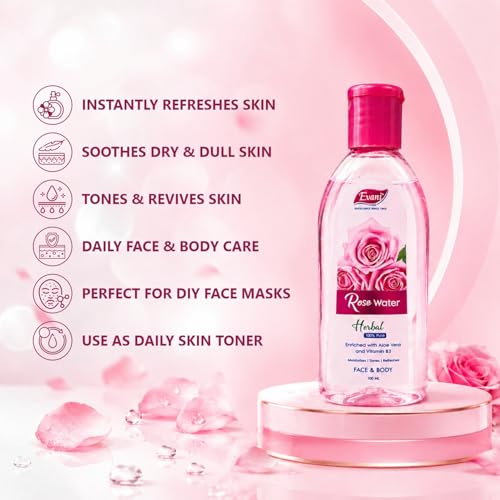 Evani Herbal Rose Water Enriched