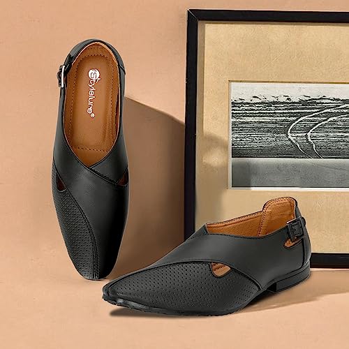 Stylelure Ethnic Premium Leather Black