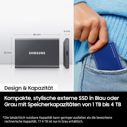 Samsung T7 1TB, Portable SSD