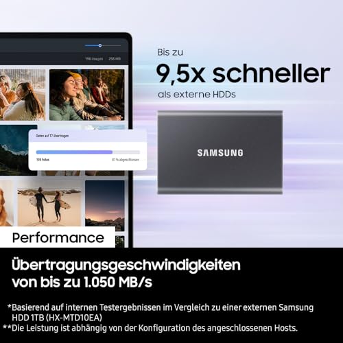 Samsung T7 1TB, Portable SSD